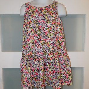 H&M DRESS FLORAL PRINT SUNDRESS SIZE 4/6 GIRL'S